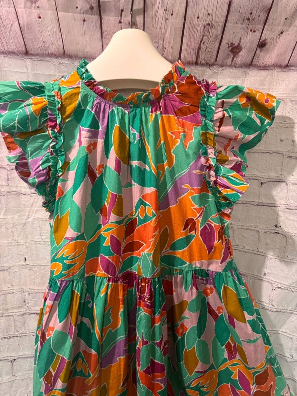 Medium House of Harlow 1960 Multicolor Floral Print Mini Dress - Picture 7 of 7